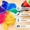 Rubber Bands for Tie Dye,115 Pcs Tie Dye Rubberbands Kit,Clear Silicone White Tie Dye Rubber Band for Kids Women Men Large Groups,T Shirt,Dress,Tank Top,Tshirts,Leggings,Swimsuits
